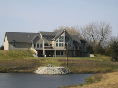 Rear View Of House (incl Pond)